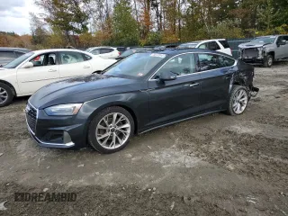 2022 Audi A5 Sportback Premium with VIN WAUABCF5XNA032343, listed as a Copart auction lot 76373244 with 32,412 mi miles and Salvage Title. Bid and sale history available at carsss.com. Image 1.