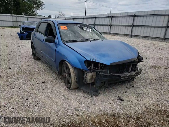 2007 Kia Spectra with VIN KNAFE161175009169, listed as a Copart auction lot 63839804 with 190,088 mi miles and Salvage Title. Bid and sale history available at carsss.com. Image 10.