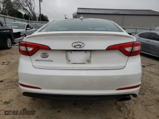2017 Hyundai Sonata 2.4L with VIN 5NPE24AF1HH583896, listed as a Copart auction lot 48789575 with 127,197 mi miles and Salvage Title. Bid and sale history available at carsss.com. Image 6.