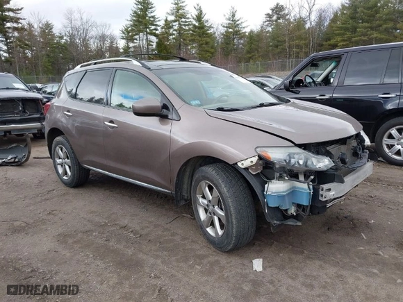 2010 Nissan Murano SL with VIN JN8AZ1MW1AW137143, listed as a IAAI auction lot 42027146 with 110,895 mi miles. Bid and sale history available at carsss.com. Image 1.
