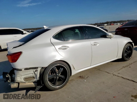 2010 Lexus IS 250 with VIN JTHBF5C25A5126925, listed as a Copart auction lot 47232905 with Not Provided miles and Salvage Title. Bid and sale history available at carsss.com. Image 3.