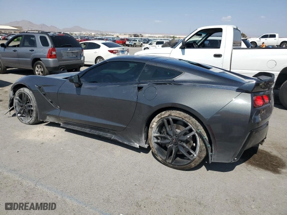 2018 Chevrolet Corvette Stingray Z51 3LT with VIN 1G1YL2D72J5103866, listed as a Copart auction lot 65161704 with 32,370 mi miles and Salvage Title. Bid and sale history available at carsss.com. Image 2.