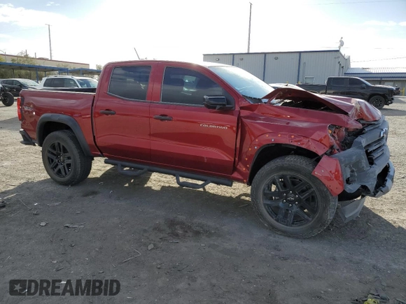 2023 Chevrolet Colorado 4WD Trail Boss with VIN 1GCPTEEK6P1162247, listed as a Copart auction lot 47773205 with 13,133 mi miles and Salvage Title. Bid and sale history available at carsss.com. Image 4.