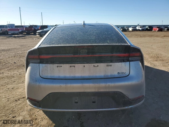 2023 Toyota Prius LE with VIN JTDADABU7P3003372, listed as a Copart auction lot 43527595 with 72,810 mi miles and Salvage Title. Bid and sale history available at carsss.com. Image 6.