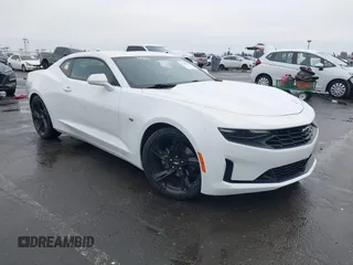 2019 Chevrolet Camaro 1LT with VIN 1G1FB1RX3K0121241, listed as a IAAI auction lot 41484495 with 107,075 mi miles. Bid and sale history available at carsss.com. Image 1.