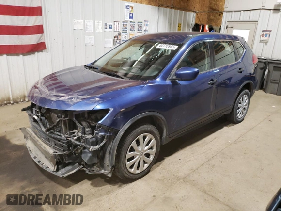 2017 Nissan Rogue S with VIN KNMAT2MV8HP587466, listed as a Copart auction lot 60726955 with 160,529 mi miles and Clean title. Bid and sale history available at DreamBid. Image 1.