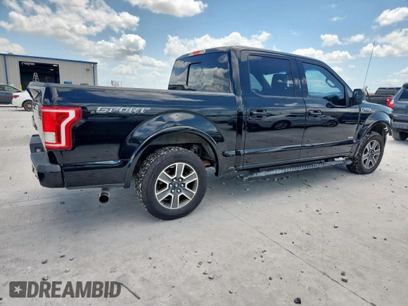 2016 Ford F-150 XL with VIN 1FTEW1CP5GKF31048, listed as a Copart auction lot 61764705 with 162,457 mi miles and Salvage title. Bid and sale history available at DreamBid. Image 3.