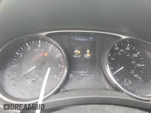 2014 Nissan Rogue SV with VIN 5N1AT2MV8EC806991, listed as a Copart auction lot 52792475 with 134,461 mi miles and Salvage Title. Bid and sale history available at carsss.com. Image 9.