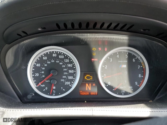 2008 BMW 6 Series M6 with VIN WBSEH93588CY24759, listed as a Copart auction lot 70246144 with 102,629 mi miles and Salvage Title. Bid and sale history available at carsss.com. Image 9.