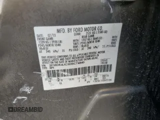 2013 Ford Edge SEL with VIN 2FMDK4JC3DBC74840, listed as a Copart auction lot 51645635 with 89,229 mi miles and Salvage Title. Bid and sale history available at carsss.com. Image 14.