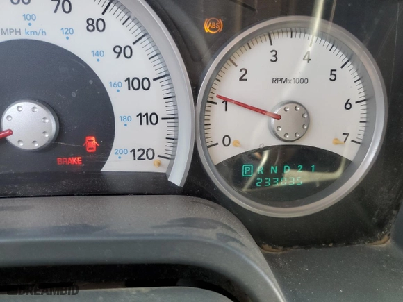 2006 Dodge Dakota SLT with VIN 1D7HE48N76S634016, listed as a Copart auction lot 54238774 with 233,035 mi miles and Salvage Title. Bid and sale history available at carsss.com. Image 9.