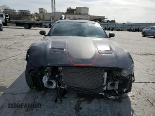 2021 Ford Mustang Mach 1 with VIN 1FA6P8R04M5552462, listed as a Copart auction lot 50628385 with 19,556 mi miles and Salvage Title. Bid and sale history available at carsss.com. Image 5.