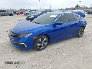 2020 Honda Civic LX with VIN 2HGFC2F69LH550744, listed as a IAAI auction lot 42079594 with 34,724 mi miles and . Bid and sale history available at DreamBid. Image 20.