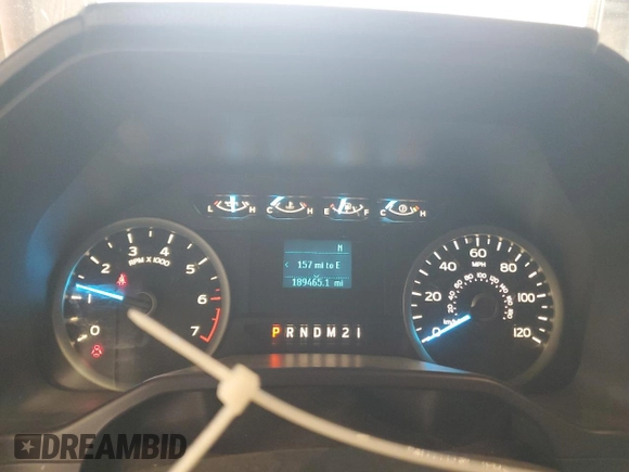 2016 Ford F-150 XL with VIN 1FTEW1CP4GFA88156, listed as a Copart auction lot 62327565 with 189,465 mi miles and Salvage title. Bid and sale history available at DreamBid. Image 9.