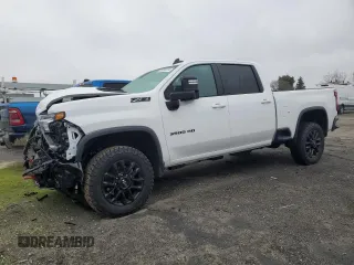 2025 Chevrolet Silverado 3500HD LT with VIN 2GC4KTEY5S1106818, listed as a Copart auction lot 86745374 with 3,342 mi miles and Salvage Title. Bid and sale history available at DreamBid. Image 1.