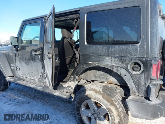 2017 Jeep Wrangler Unlimited Sport with VIN 1C4BJWDG0HL629476, listed as a IAAI auction lot 41408256 with 109,447 mi miles. Bid and sale history available at carsss.com. Image 6.