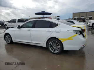 2017 Genesis G80 3.8L with VIN KMHGN4JE3HU172444, listed as a Copart auction lot 55679495 with 101,046 mi miles and Salvage title. Bid and sale history available at DreamBid. Image 2.