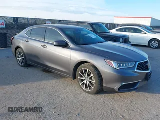 2018 Acura TLX with VIN 19UUB2F34JA008883, listed as a IAAI auction lot 41386586 with 57,928 mi miles. Bid and sale history available at carsss.com. Image 1.