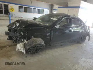 2015 Infiniti Q50 Hybrid Premium with VIN JN1AV7AR6FM850828, listed as a Copart auction lot 60692555 with Not provided miles and Salvage title. Bid and sale history available at DreamBid. Image 1.