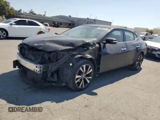 2017 Nissan Maxima Platinum with VIN 1N4AA6AP3HC389703, listed as a Copart auction lot 64400215 with 79,638 mi miles and Salvage title. Bid and sale history available at DreamBid. Image 1.