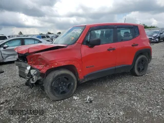 2021 Jeep Renegade Sport z VIN ZACNJCAB8MPM27959, wystawiony jako Copart lot #59020715 z przebiegiem Nie podano mil oraz Szkoda całkowita • Salvage title. Historia ofert i sprzedaży dostępna na DreamBid. Obrazek 1.