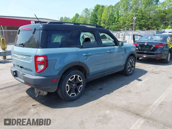 2021 Ford Bronco Sport Outer Banks with VIN 3FMCR9C61MRA00730, listed as a IAAI auction lot 42166062 with 81,946 mi miles and . Bid and sale history available at DreamBid. Image 4.