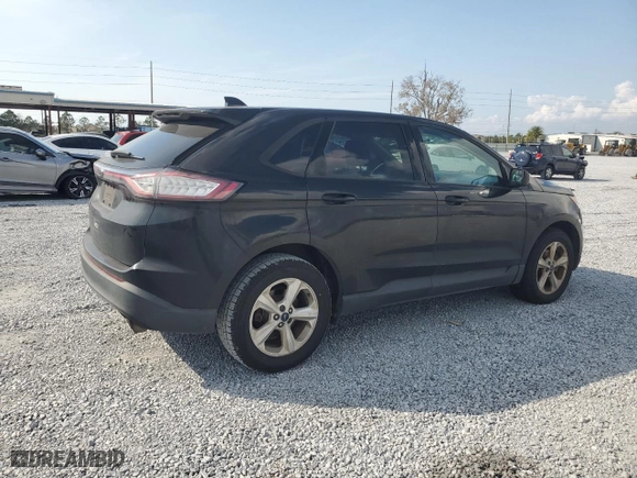 2015 Ford Edge SE with VIN 2FMTK3G89FBC29560, listed as a Copart auction lot 43650755 with 0 mi miles and Clean Title. Bid and sale history available at carsss.com. Image 3.
