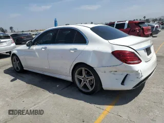 2018 Mercedes-Benz C 300 with VIN 55SWF4JB3JU282412, listed as a Copart auction lot 60155775 with 101,613 mi miles and Salvage title. Bid and sale history available at DreamBid. Image 2.