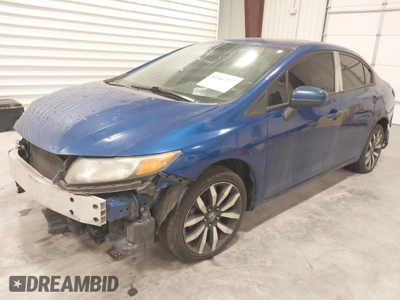 2015 Honda Civic Sedan EX-L with VIN 19XFB2F92FE206149, listed as a IAAI auction lot 41562377 with 153,303 mi miles. Bid and sale history available at carsss.com. Image 2.