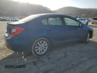 2012 Honda Civic EX-L with VIN 19XFB2F99CE324615, listed as a Copart auction lot 50165245 with 149,076 mi miles and Salvage Title. Bid and sale history available at DreamBid. Image 3.