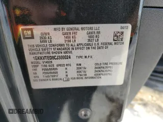 2012 GMC Acadia Denali with VIN 1GKKVTED8CJ300024, listed as a Copart auction lot 89390885 with 74,773 mi miles and Salvage Title. Bid and sale history available at carsss.com. Image 15.