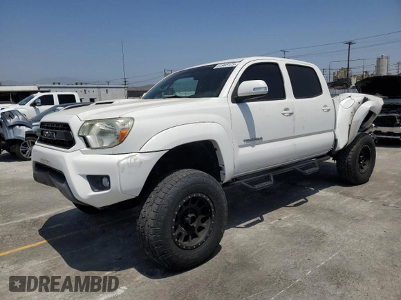 2014 Toyota Tacoma PreRunner with VIN 3TMKU4HN8EM041212, listed as a Copart auction lot 61948125 with 83,601 mi miles and Salvage title. Bid and sale history available at DreamBid. Image 1.