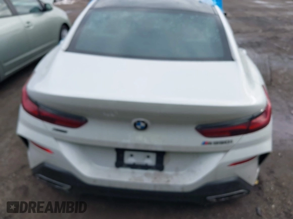 2022 BMW 8 Series M850i with VIN WBAGV8C07NCJ68473, listed as a IAAI auction lot 41153583 with 4,150 mi miles. Bid and sale history available at carsss.com. Image 15.