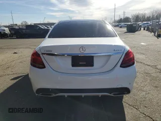 2015 Mercedes-Benz C 300 Luxury with VIN 55SWF4KBXFU010770, listed as a Copart auction lot 49498305 with 118,345 mi miles and Salvage Title. Bid and sale history available at carsss.com. Image 6.