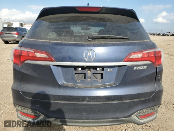 2018 Acura RDX Technology with VIN 5J8TB3H59JL015381, listed as a Copart auction lot 44217845 with 107,766 mi miles and Salvage Title. Bid and sale history available at DreamBid. Image 6.