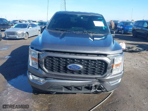 2022 Ford F-150 XL with VIN 1FTFW1E80NKE99701, listed as a IAAI auction lot 41621343 with 34,293 mi miles. Bid and sale history available at carsss.com. Image 6.