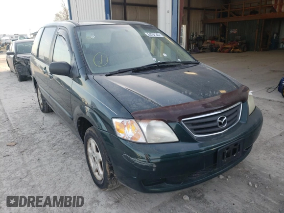 2000 Mazda MPV DX z VIN JM3LW28G8Y0106384, wystawiony jako Copart lot #66537813 z przebiegiem 223 272 mil mil oraz Szkoda całkowita • Salvage title. Historia ofert i sprzedaży dostępna na DreamBid. Obrazek 1.