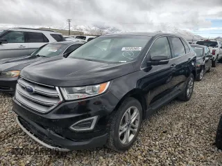 2017 Ford Edge Titanium with VIN 2FMPK4K91HBB91140, listed as a Copart auction lot 45295985 with 139,070 mi miles and Salvage Title. Bid and sale history available at carsss.com. Image 1.