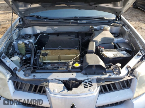 2005 Mitsubishi Outlander LS with VIN JA4LX31F35U025160, listed as a Copart auction lot 43377345 with 185,203 mi miles and Salvage Title. Bid and sale history available at carsss.com. Image 14.