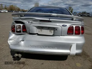 1998 Ford Mustang with VIN 1FAFP4041WF104623, listed as a Copart auction lot 50089825 with 189,313 mi miles and Salvage title. Bid and sale history available at DreamBid. Image 6.