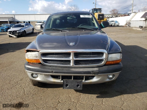 2004 Dodge Dakota Sport with VIN 1D7HG38N64S688604, listed as a Copart auction lot 79811934 with 160,377 mi miles and Salvage Title. Bid and sale history available at carsss.com. Image 5.