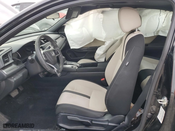 2017 Honda Civic Coupe LX-P with VIN 2HGFC4B09HH300585, listed as a Copart auction lot 43474435 with 45,994 mi miles and Salvage Title. Bid and sale history available at carsss.com. Image 7.