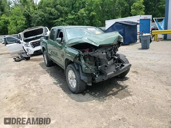 2022 Nissan Frontier SV with VIN 1N6ED1EJ3NN632421, listed as a Copart auction lot 59282425 with 60,667 mi miles and Salvage title. Bid and sale history available at DreamBid. Image 14.