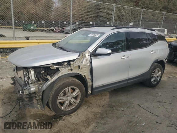 2019 GMC Terrain SLE with VIN 3GKALMEV2KL288086, listed as a Copart auction lot 79046624 with 71,439 mi miles and Salvage Title. Bid and sale history available at DreamBid. Image 1.