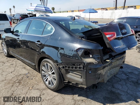 2014 Kia Cadenza Premium with VIN KNALN4D76E5148786, listed as a Copart auction lot 74369474 with 21,389 mi miles and Salvage Title. Bid and sale history available at carsss.com. Image 2.
