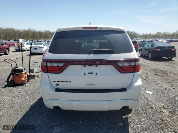 2018 Dodge Durango SXT with VIN 1C4RDJAG7JC355356, listed as a Copart auction lot 52094074 with 107,809 mi miles and Salvage Title. Bid and sale history available at carsss.com. Image 6.
