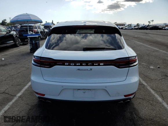 2020 Porsche Macan S with VIN WP1AB2A50LLB38028, listed as a Copart auction lot 56374975 with 18,510 mi miles and Salvage title. Bid and sale history available at DreamBid. Image 6.