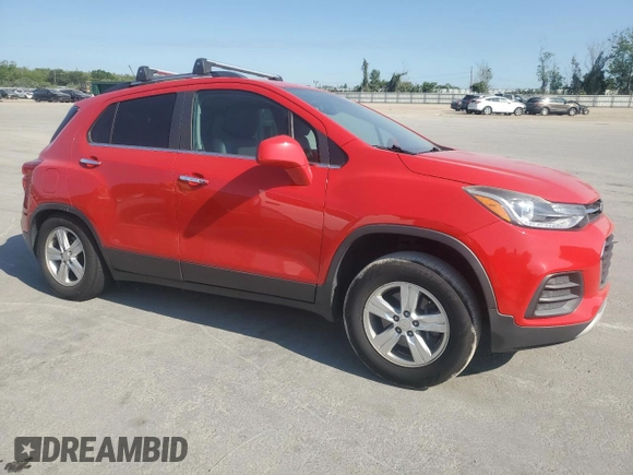 2017 Chevrolet Trax LT with VIN 3GNCJPSB3HL212057, listed as a Copart auction lot 53494495 with 75,481 mi miles and Salvage Title. Bid and sale history available at carsss.com. Image 4.