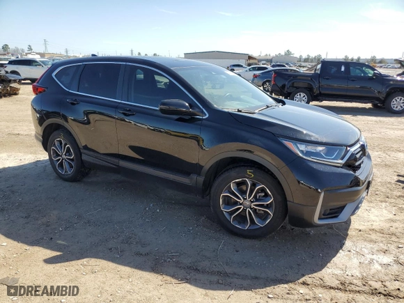 2022 Honda CR-V EX with VIN 7FARW2H53NE049305, listed as a Copart auction lot 46712075 with 41,741 mi miles and Salvage Title. Bid and sale history available at carsss.com. Image 4.