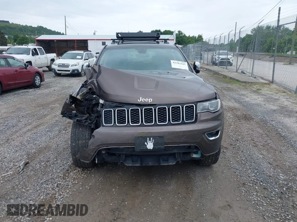 2017 Jeep Grand Cherokee Limited with VIN 1C4RJFBG4HC920046, listed as a IAAI auction lot 42383165 with 119,544 mi miles and . Bid and sale history available at DreamBid. Image 12.